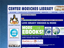 Tablet Screenshot of centermoricheslibrary.org